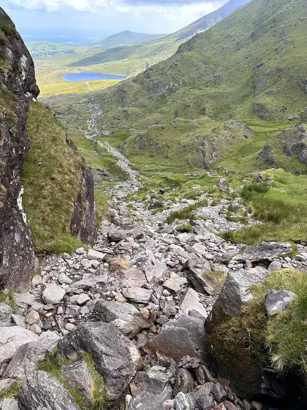 Vue depuis le haut de la Devil's Ladder