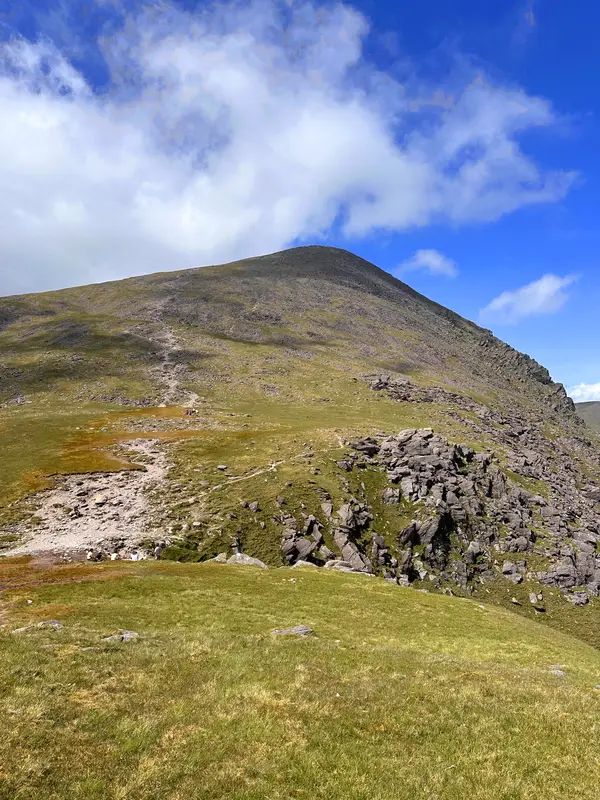Dernière ligne droit avant le sommet du Carrauntoohil