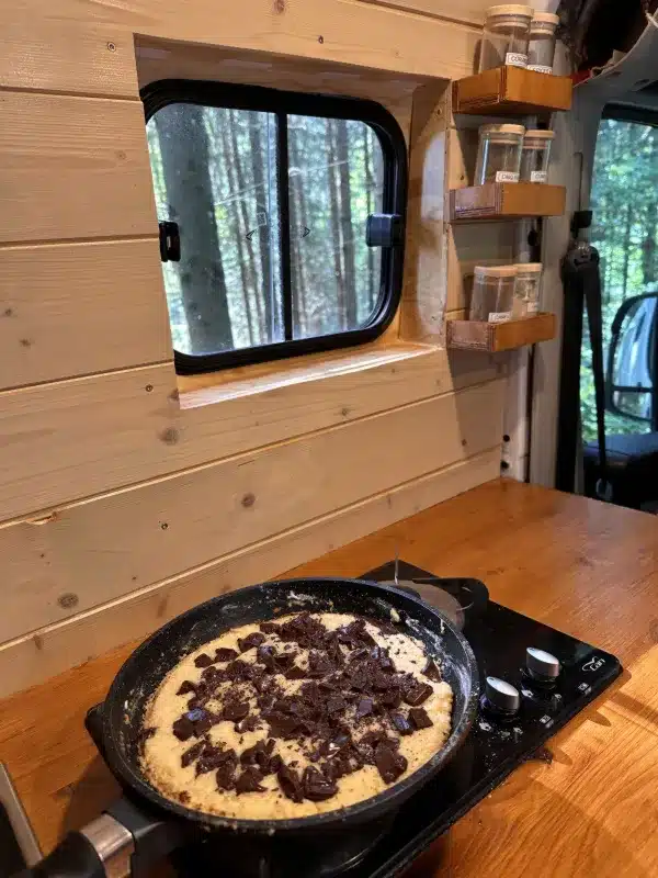 Cuisiner en van
