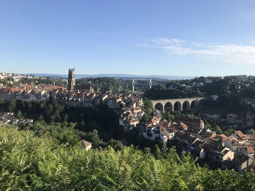 Vue sur la Ville de Fribourg