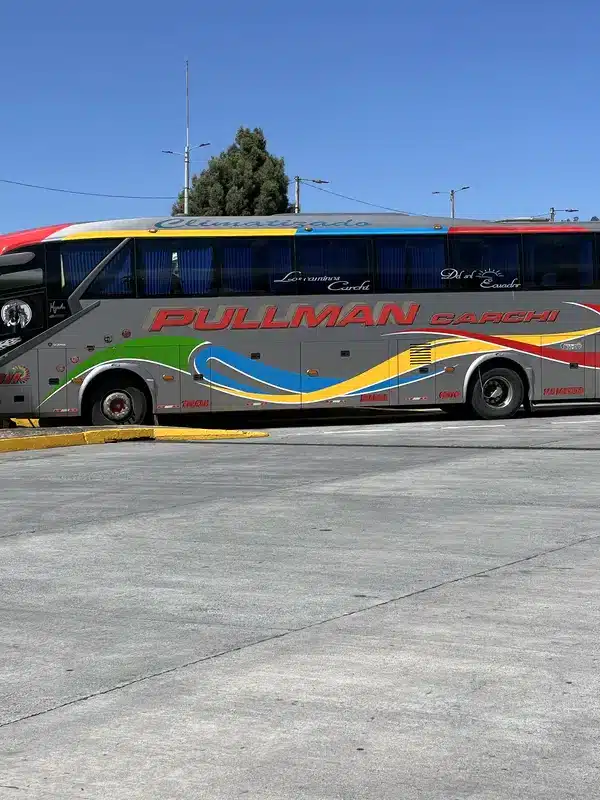 Trajet Quito - Tulman